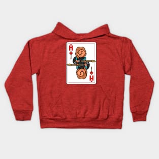 Pixelrockstars Ace of Diamonds Playing Card Kids Hoodie